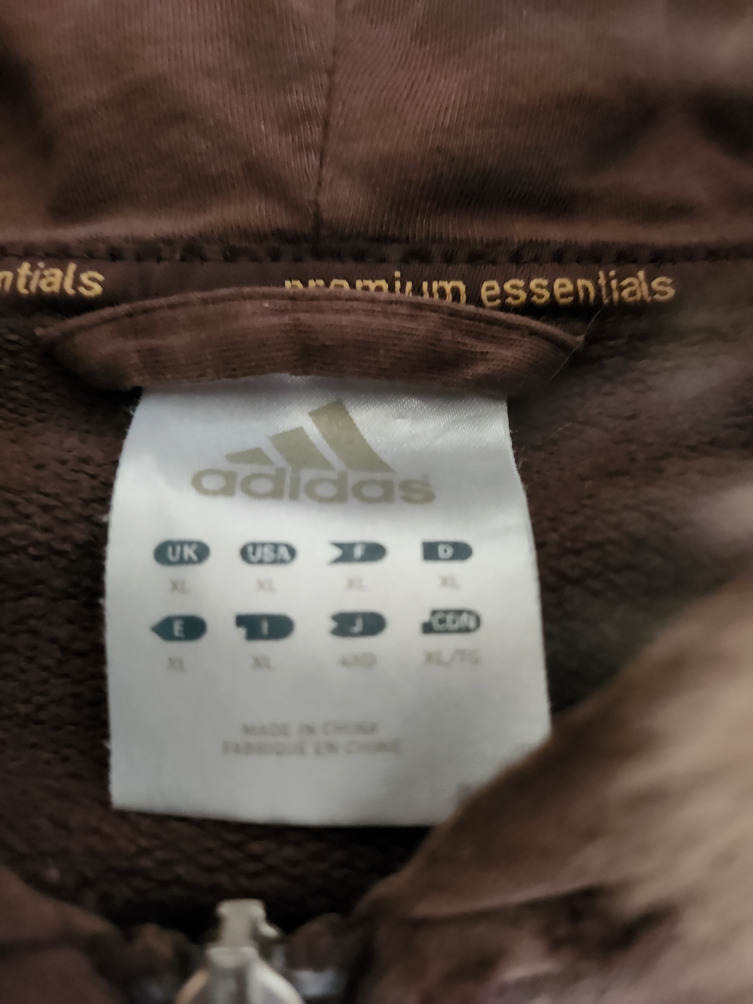 Brązowa bluza Adidas custom Kitty