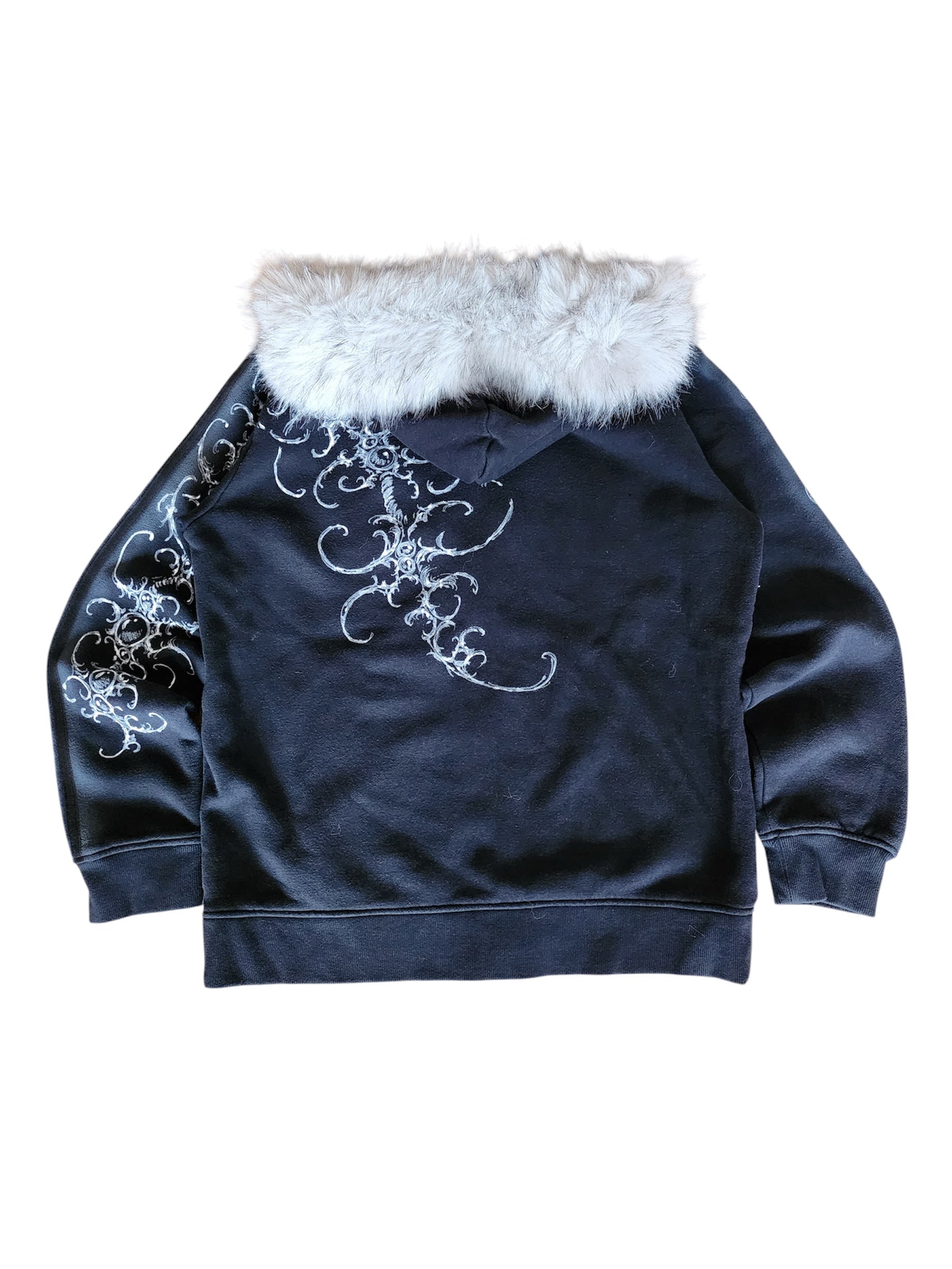 Czarna bluza Adidas custom Kitty
