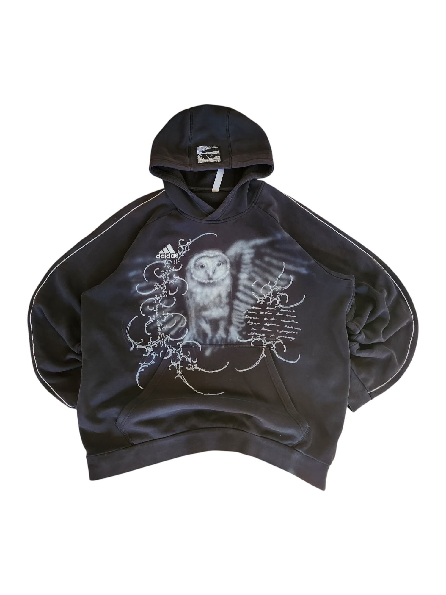 Czarna bluza custom cybersigilism adidas