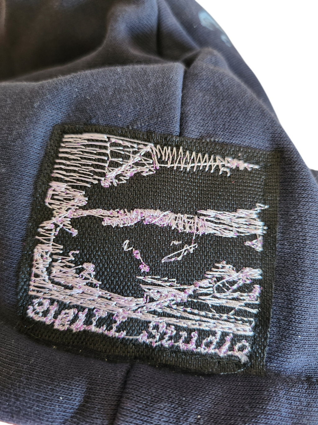 Granatowa bluza adidas custom cybersigilism
