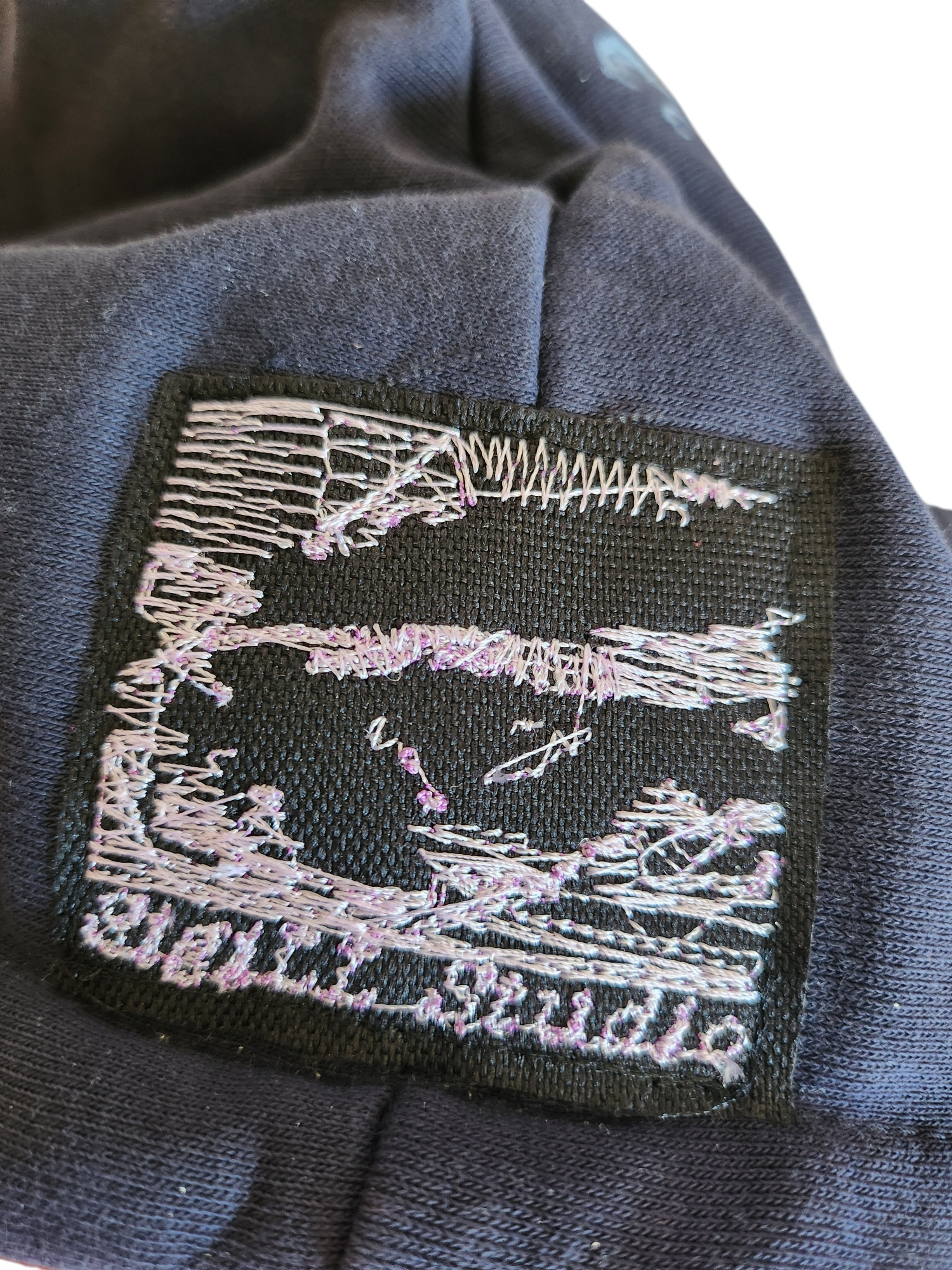 Granatowa bluza adidas custom cybersigilism