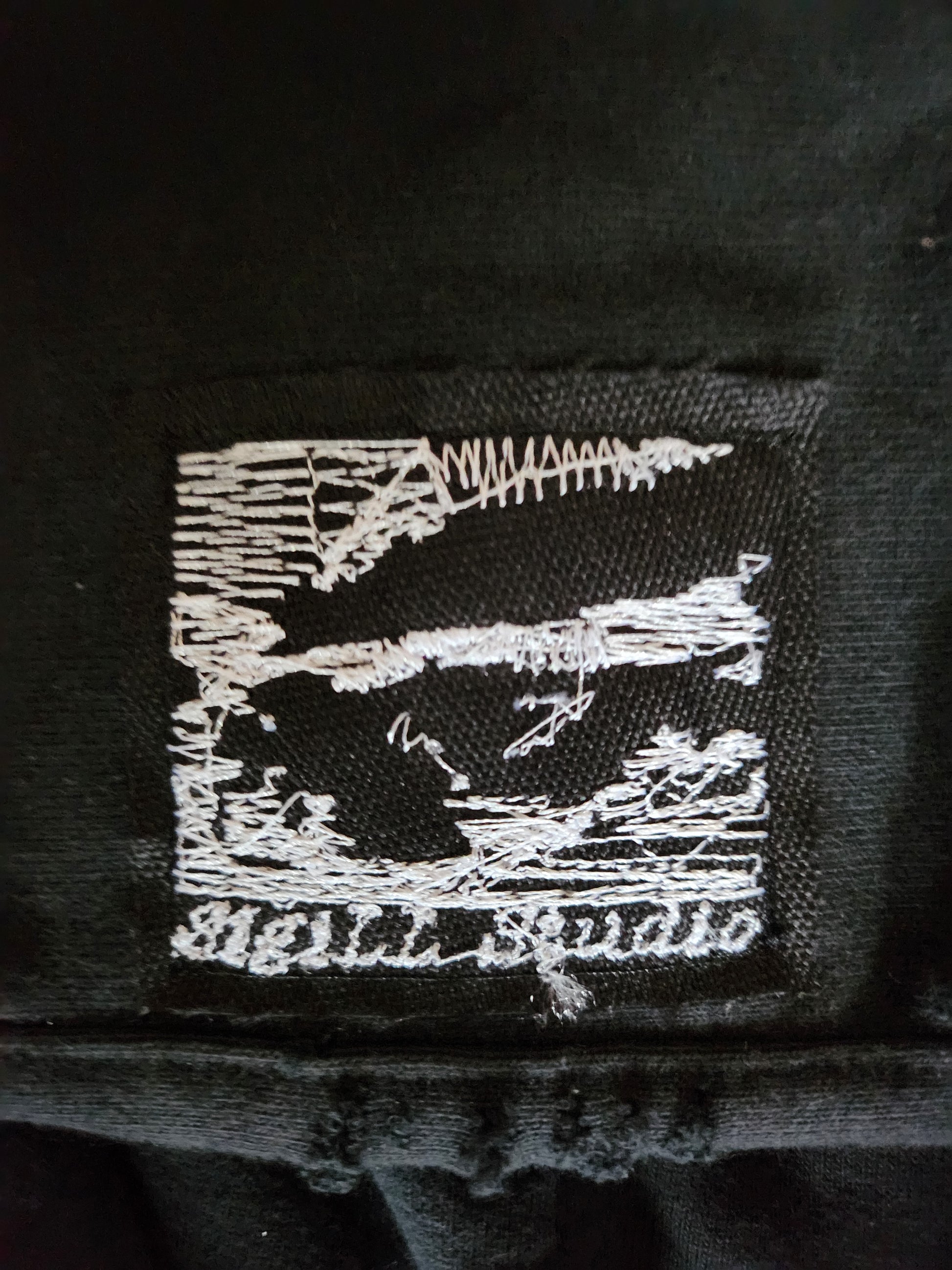 Czarna bluza custom cybersigilism adidas