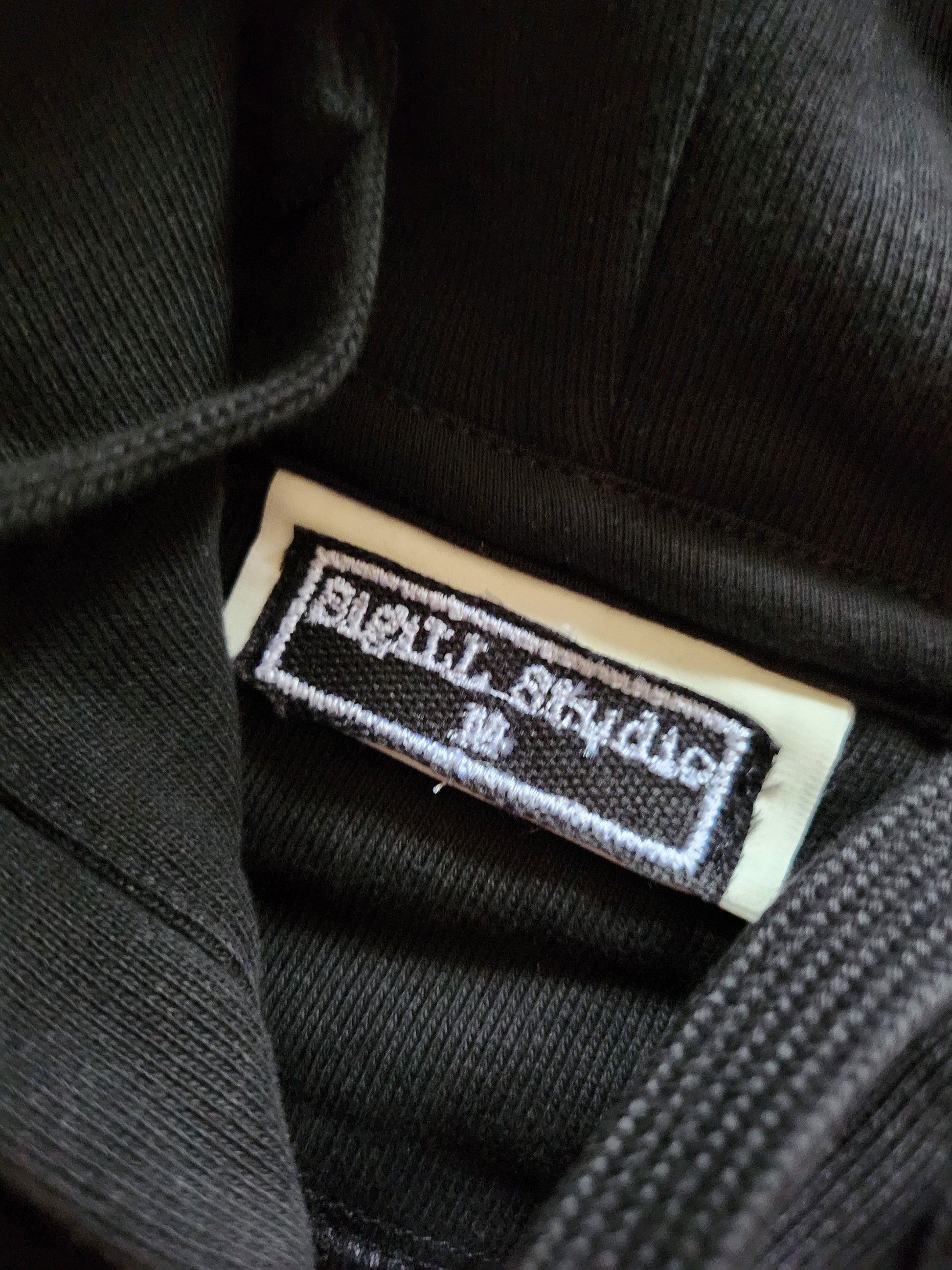 Czarna boxy bluza custom cybersigilism