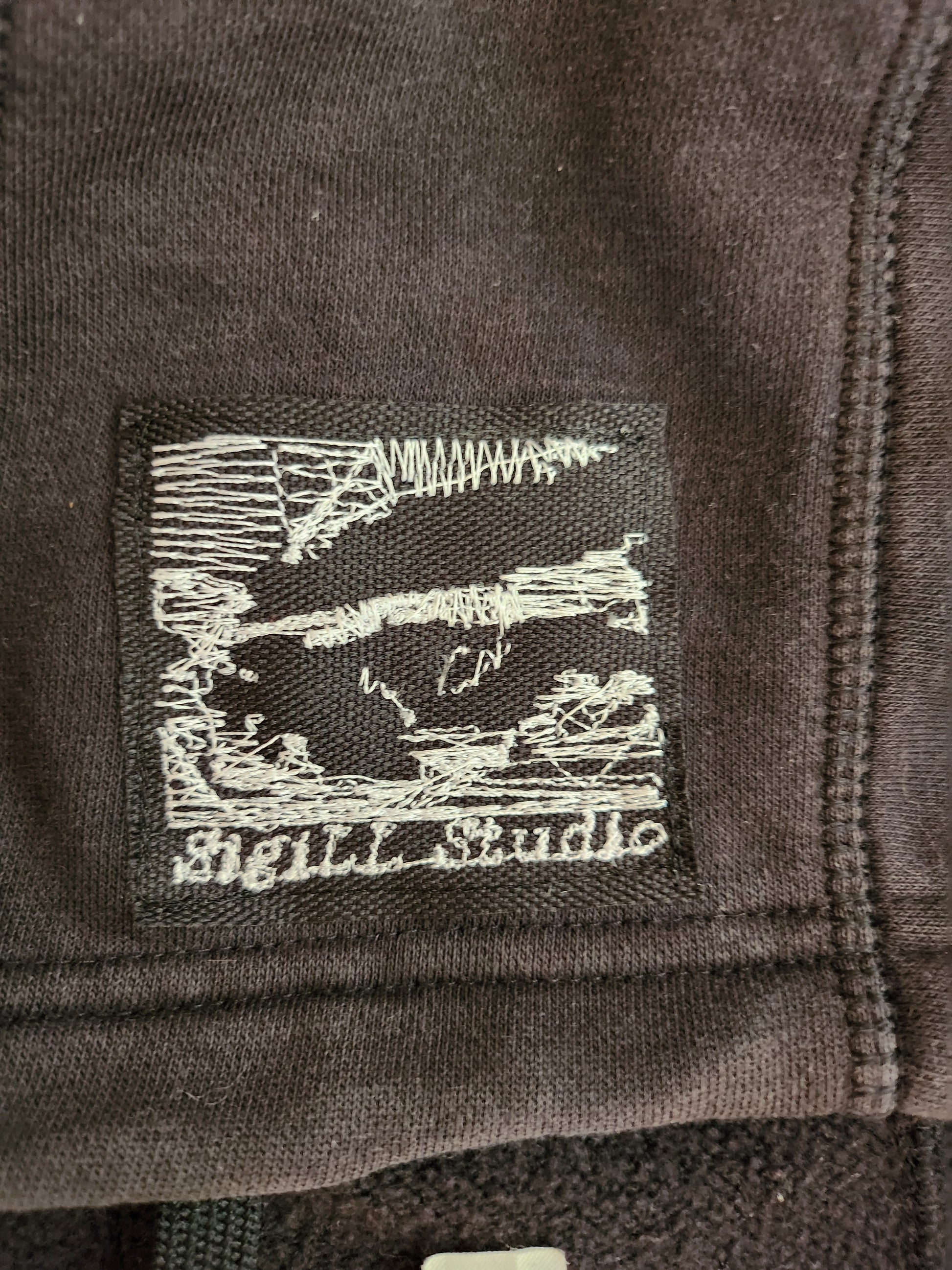 Czarna bluza custom cybersigilism adidas