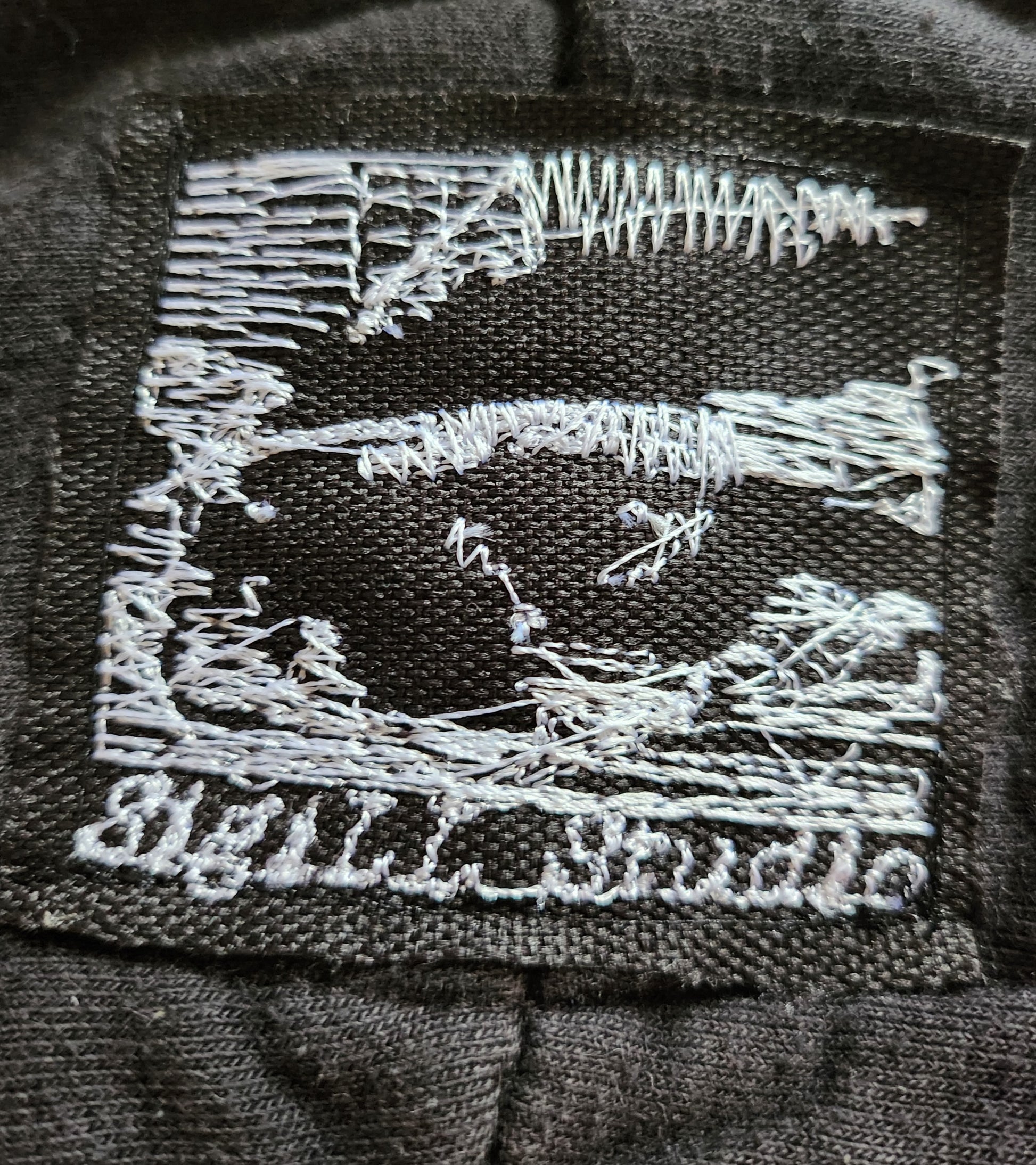 Czarna bluza custom cybersigilism adidas