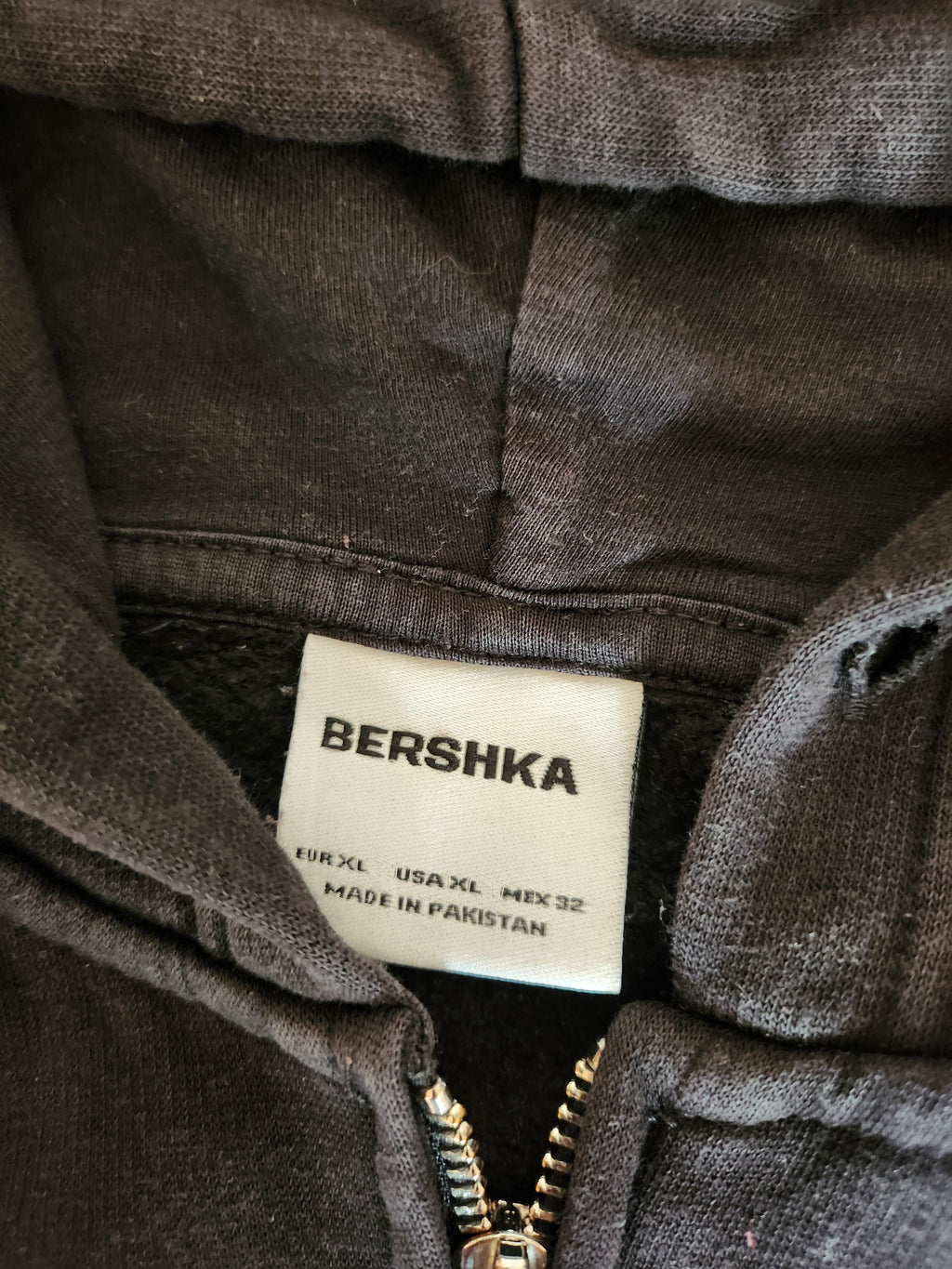 Czarna rozpinana bluza custom cybersigilism bershka