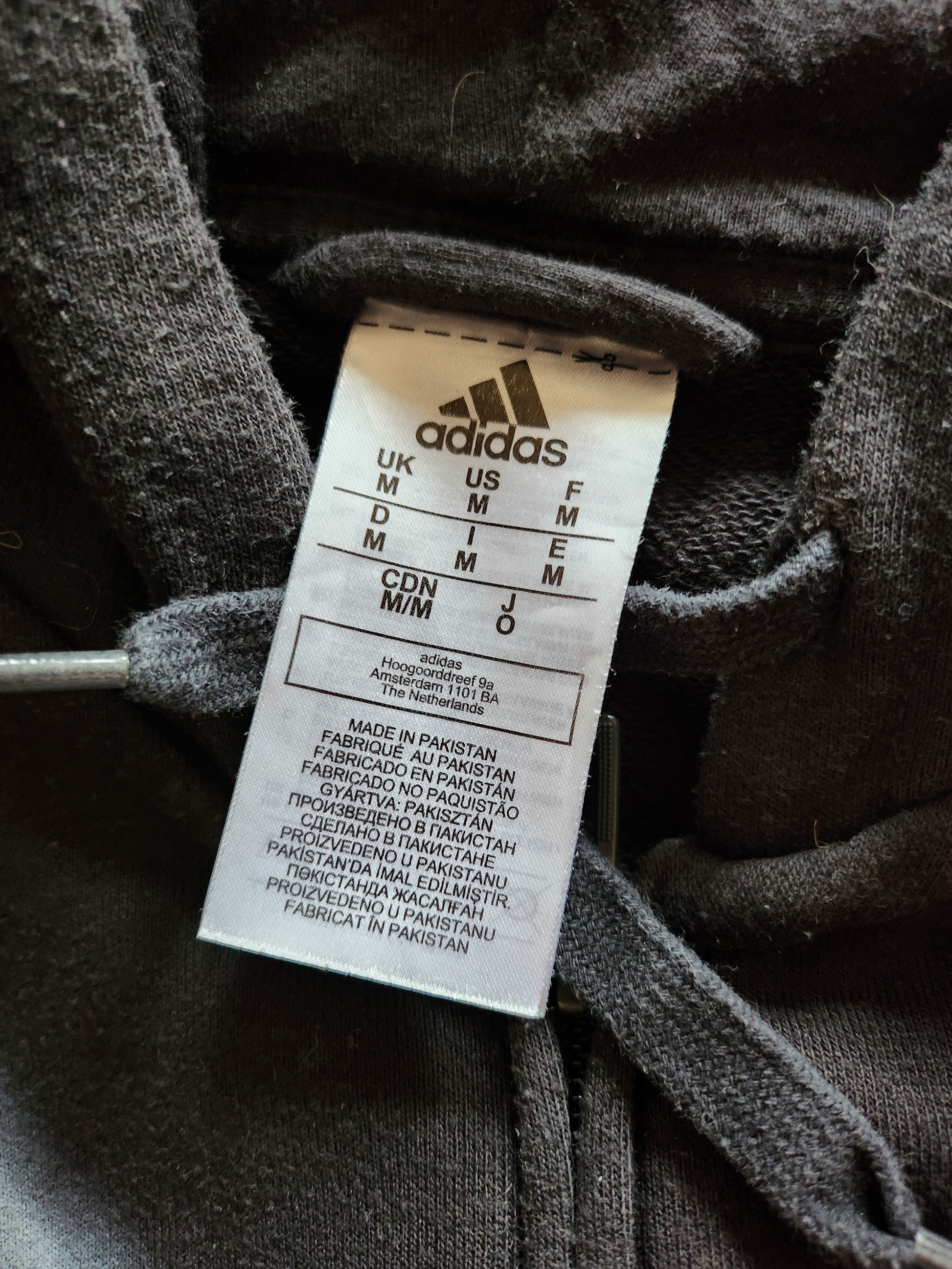 Czarna custom bluza cybersigilism adidas