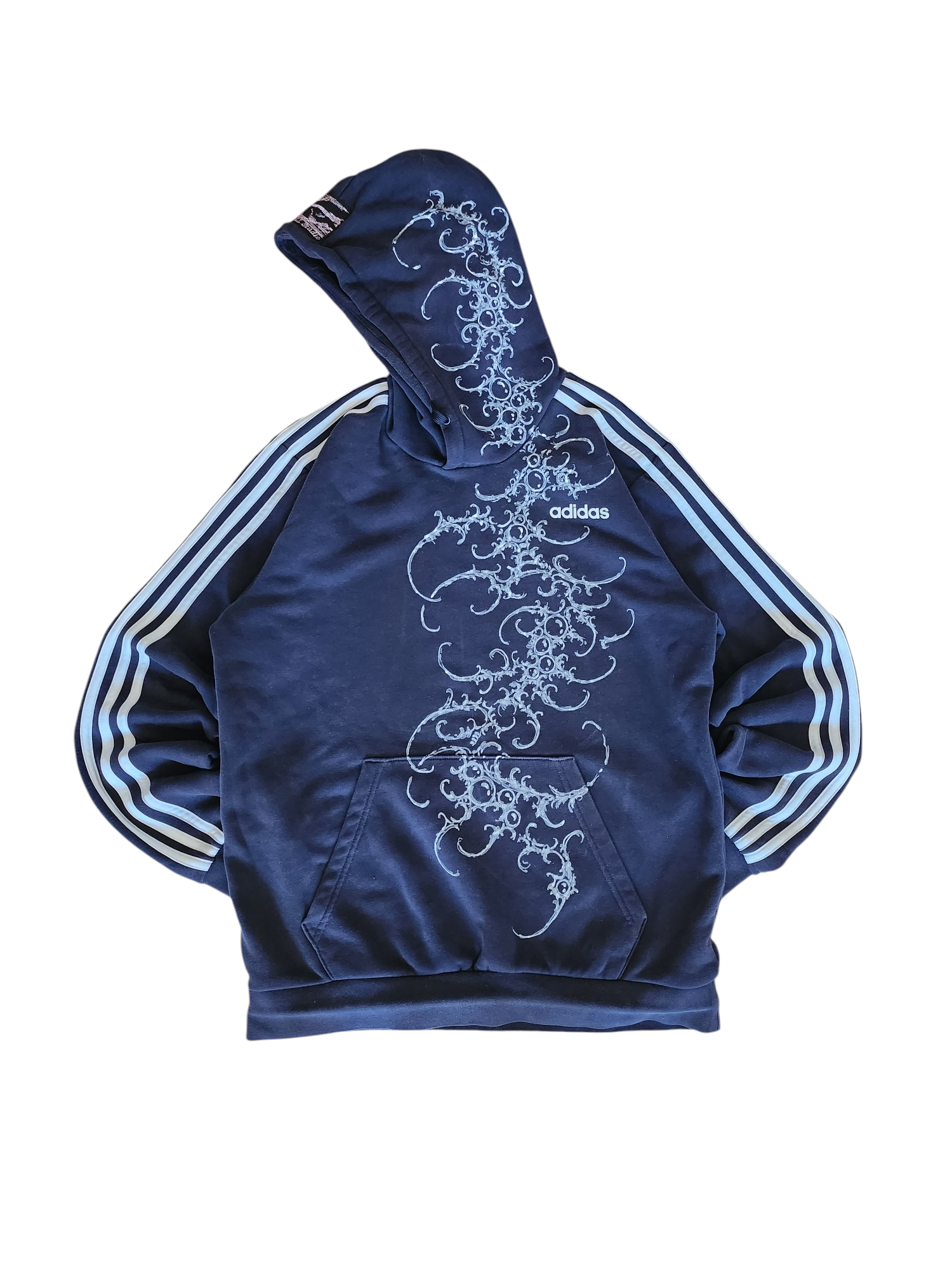 Granatowa bluza adidas custom cybersigilism