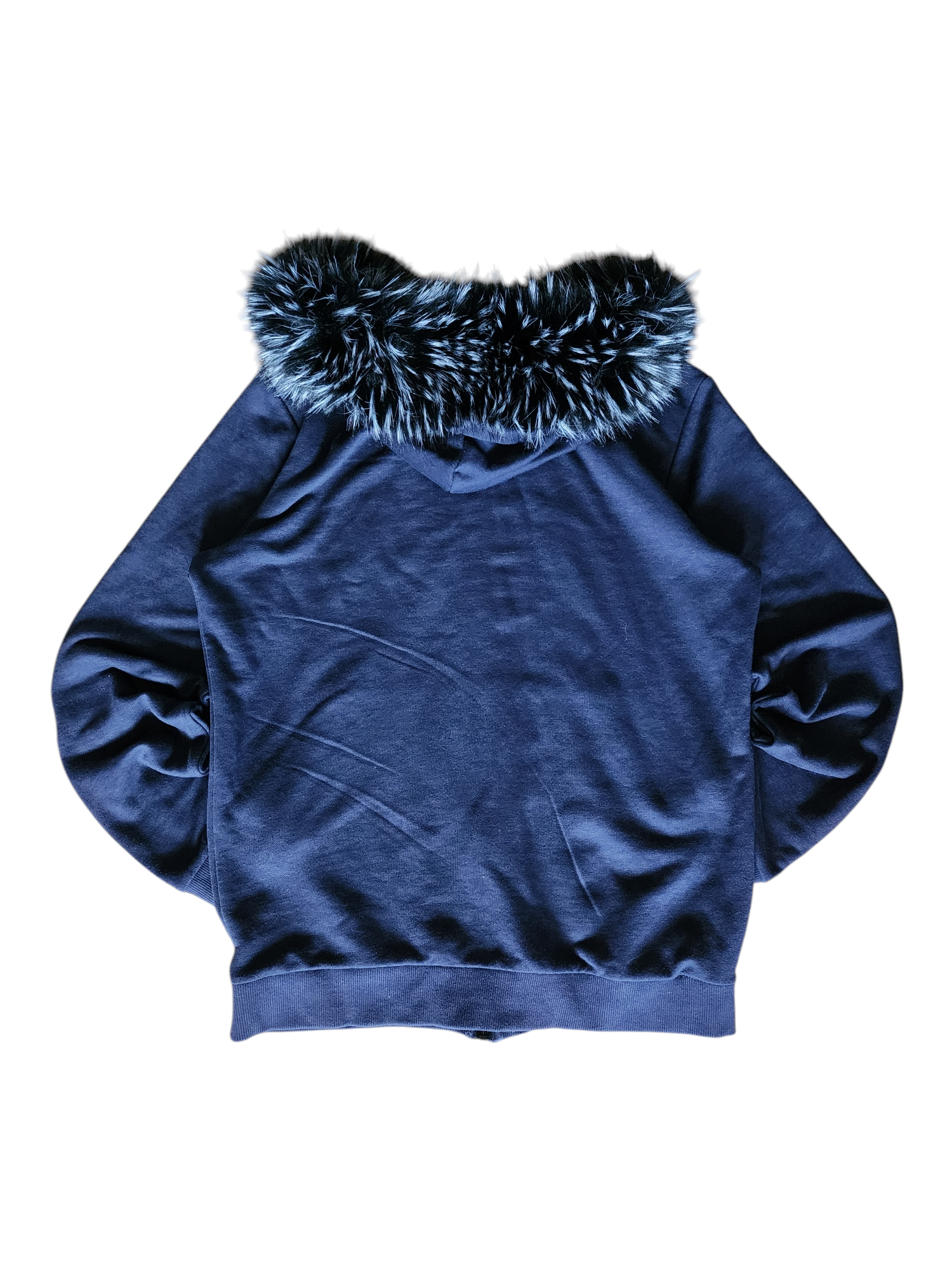 Granatowa rozpinana bluza adidas custom cybersigilism