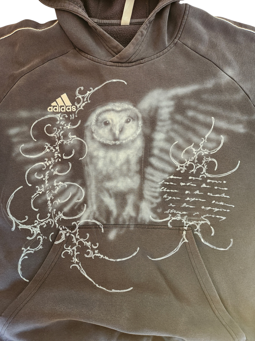 Czarna bluza custom cybersigilism adidas