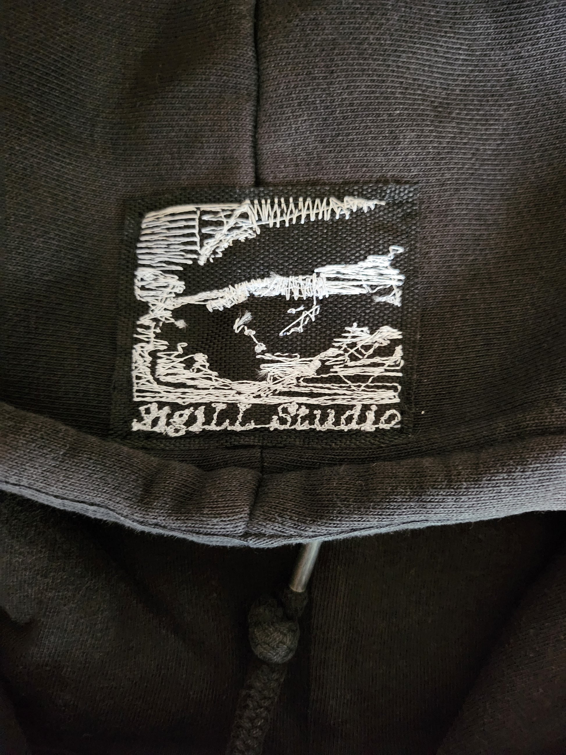 Czarna bluza custom cybersigilism adidas