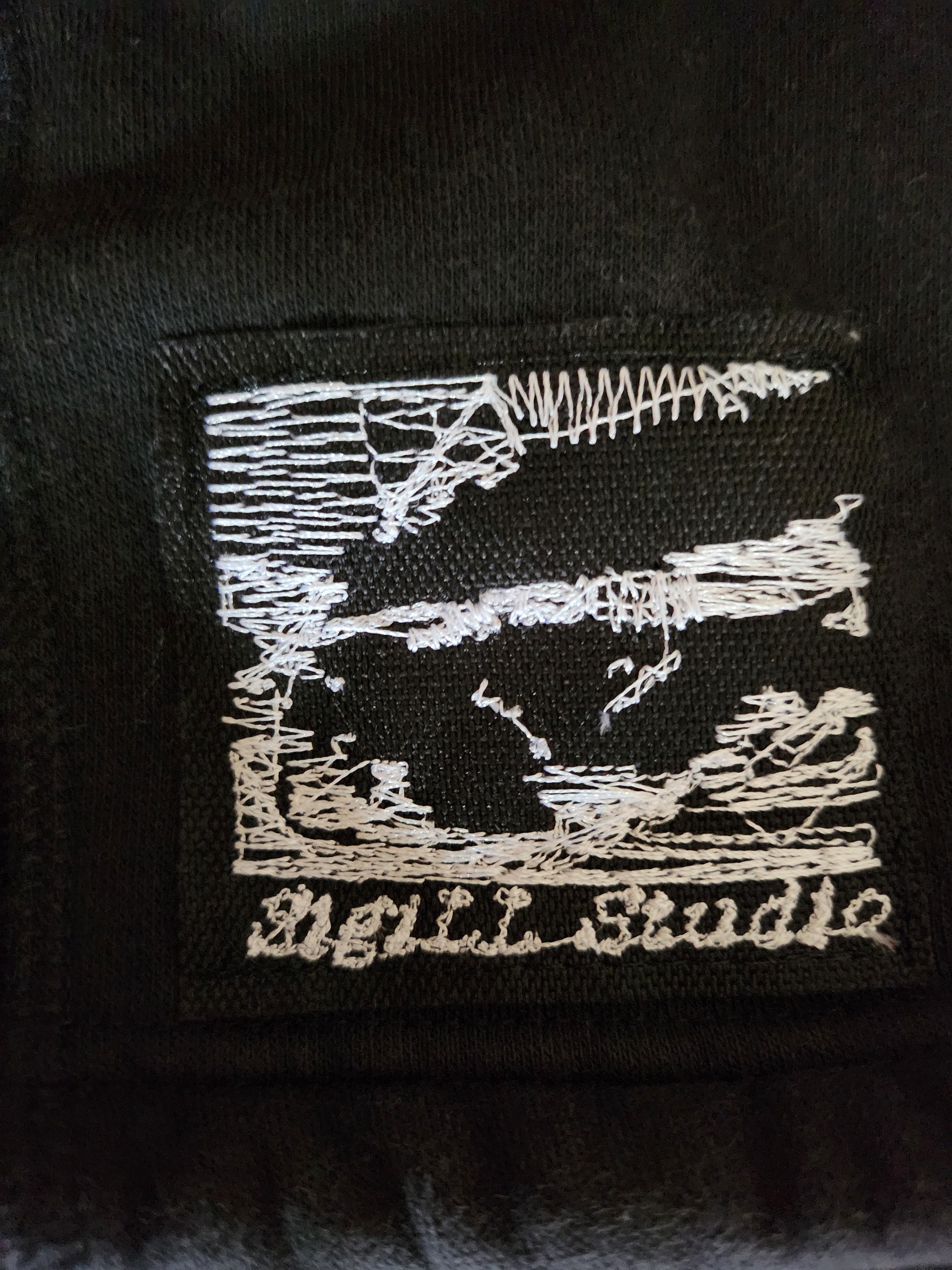 Czarna bluza custom cybersigilism adidas