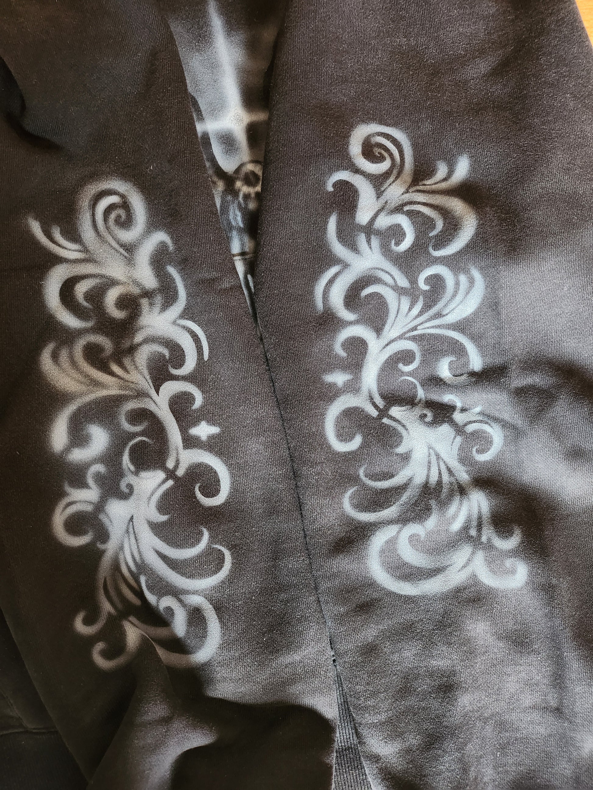 Czarna bluza custom cybersigilism adidas