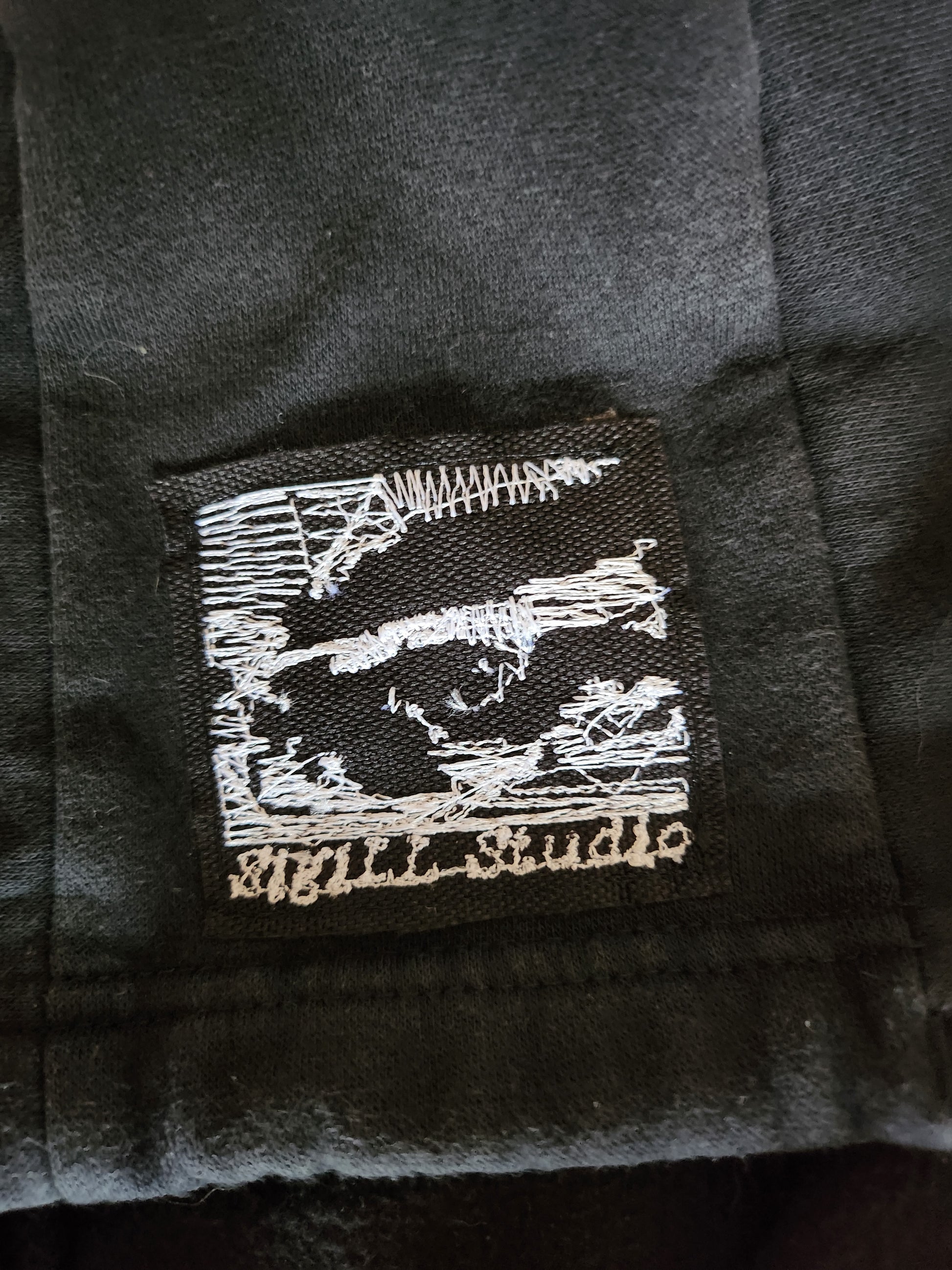 Czarna bluza custom cybersigilism adidas