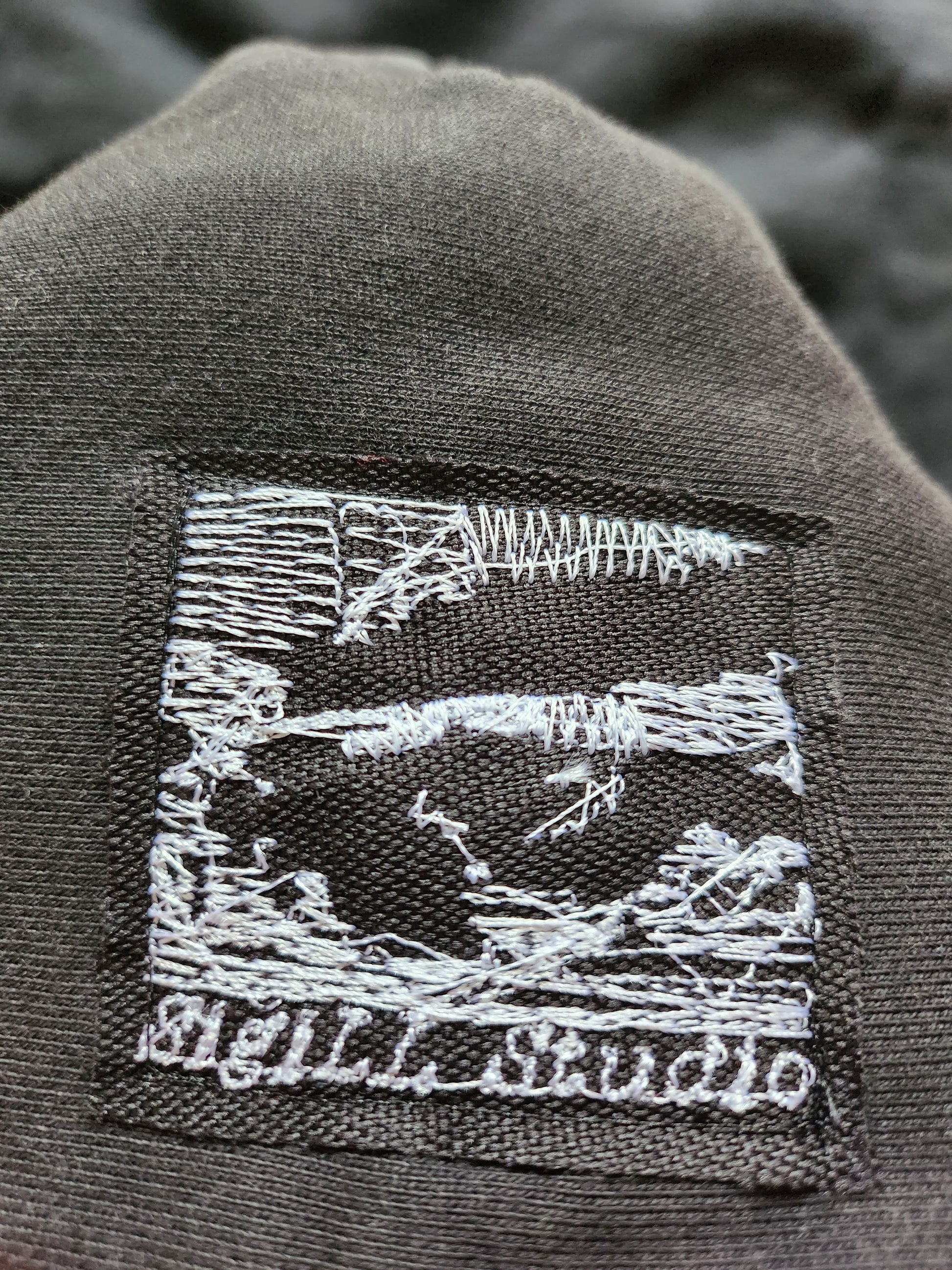 Czarna bluza custom cybersigilism adidas