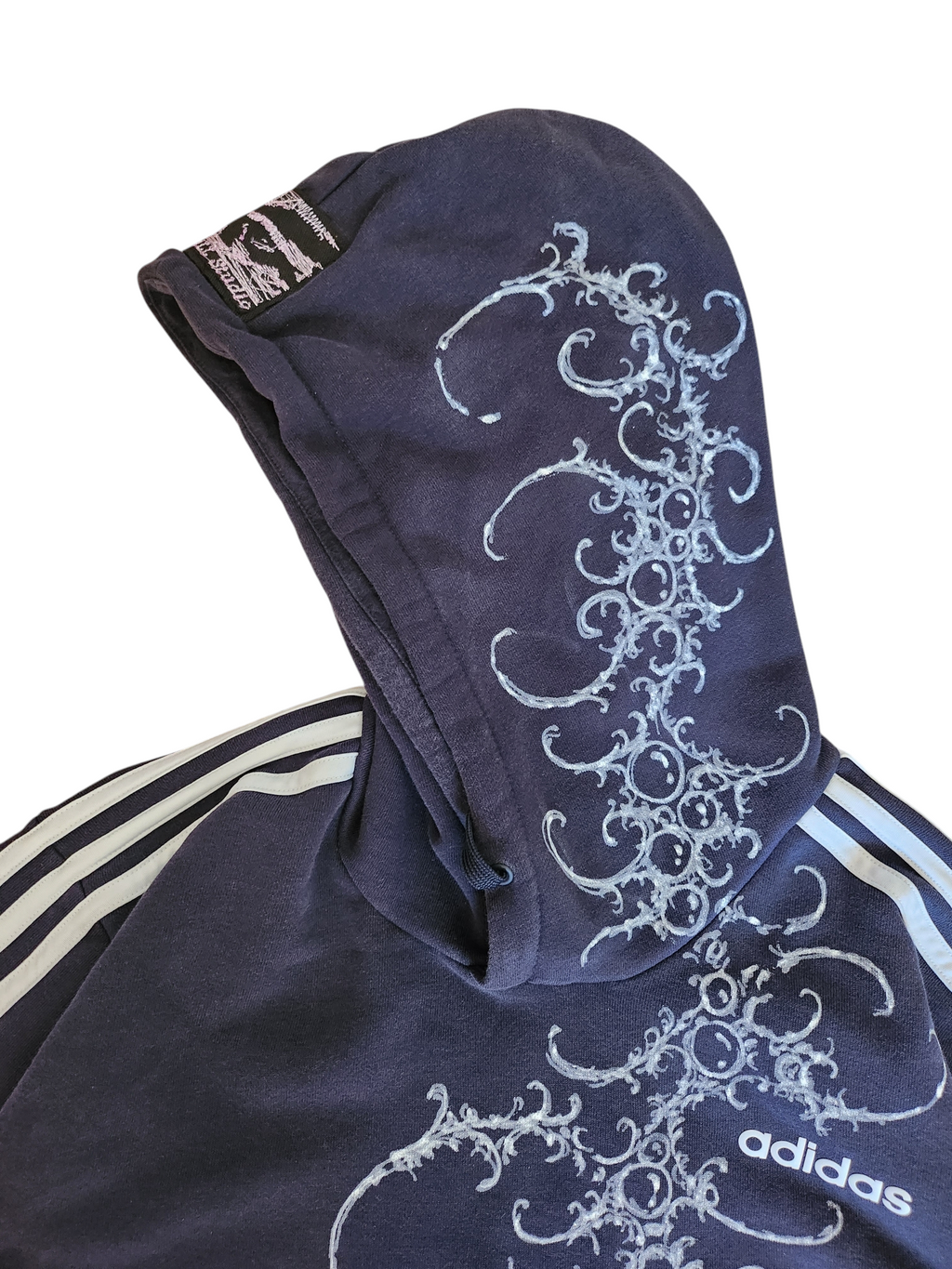 Granatowa bluza adidas custom cybersigilism