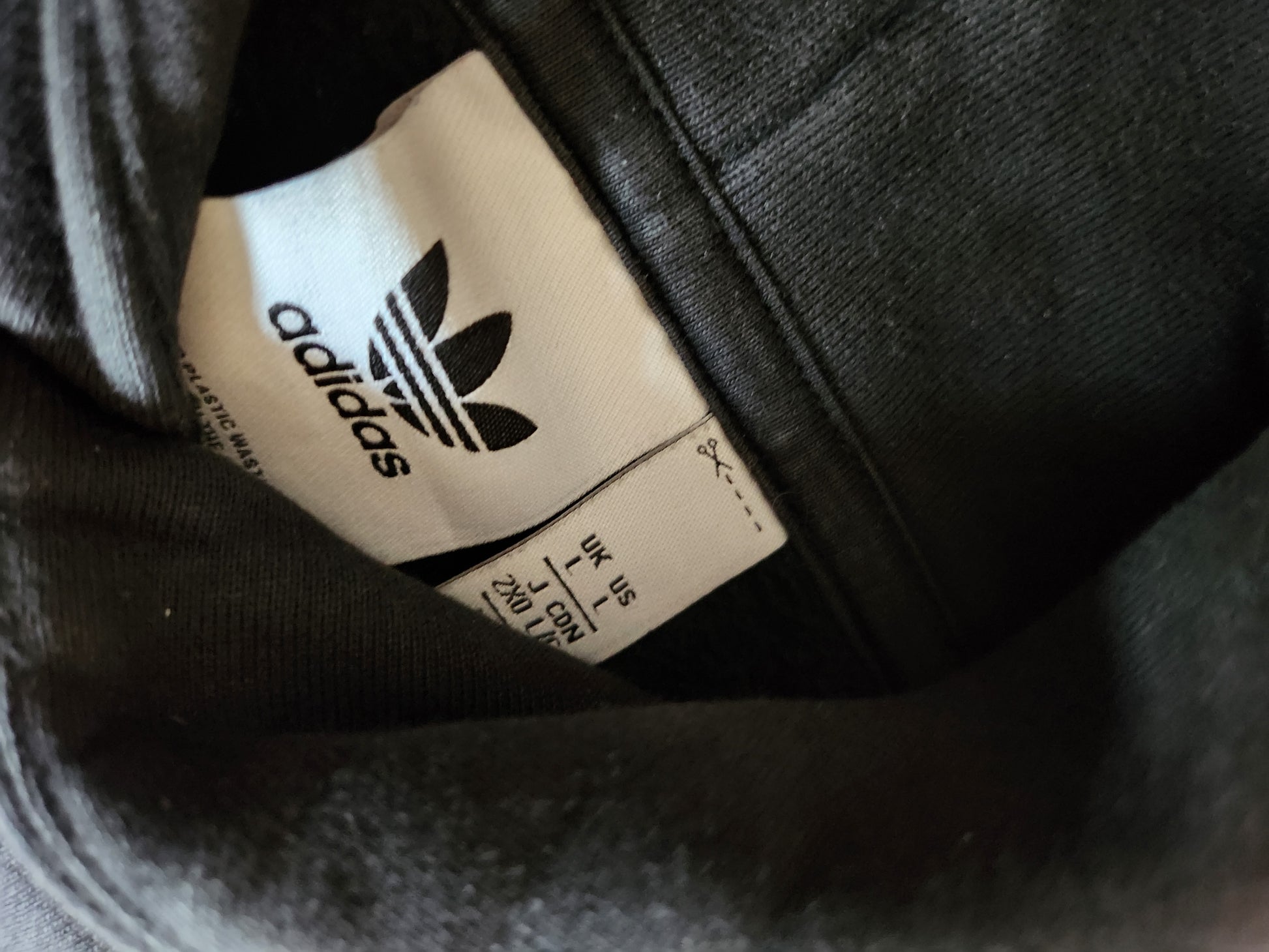 Czarna bluza custom cybersigilism adidas