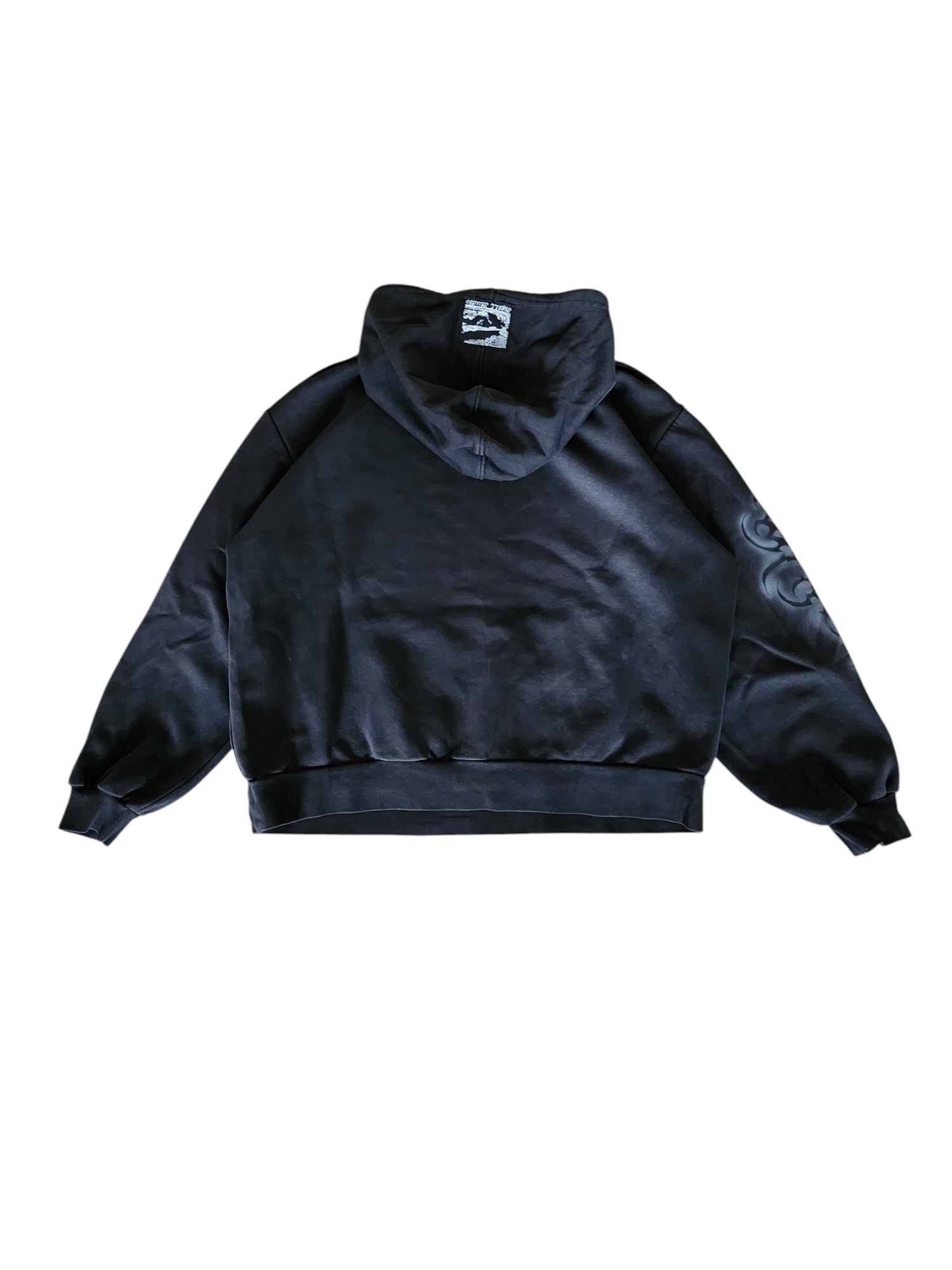 Czarna bluza custom cybersigilism adidas